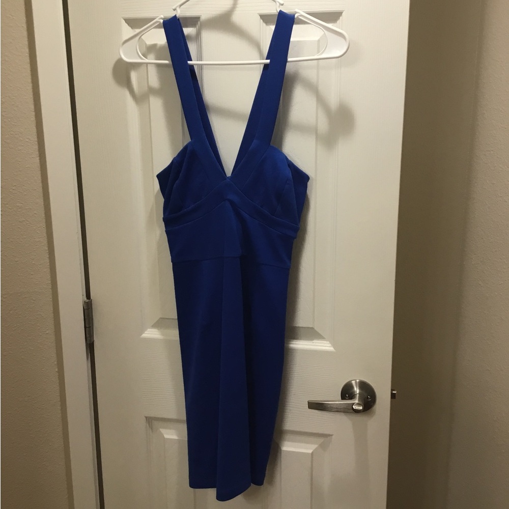 Silence + Noise Vibrant Blue Dress